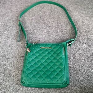 Steve Madden Green Quilted Crossbody Bag